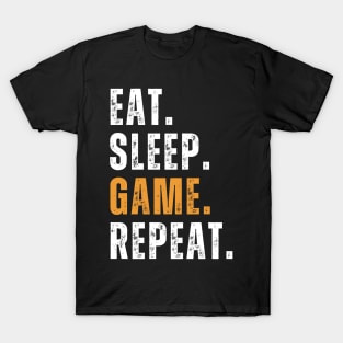 Eat Sleep Game Repeat T-Shirt